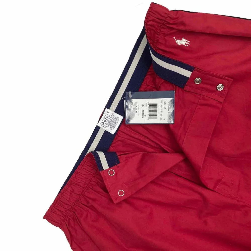 NEW Polo Ralph Lauren Lounge (Pajama) Pants! Red With Navy Stripes
